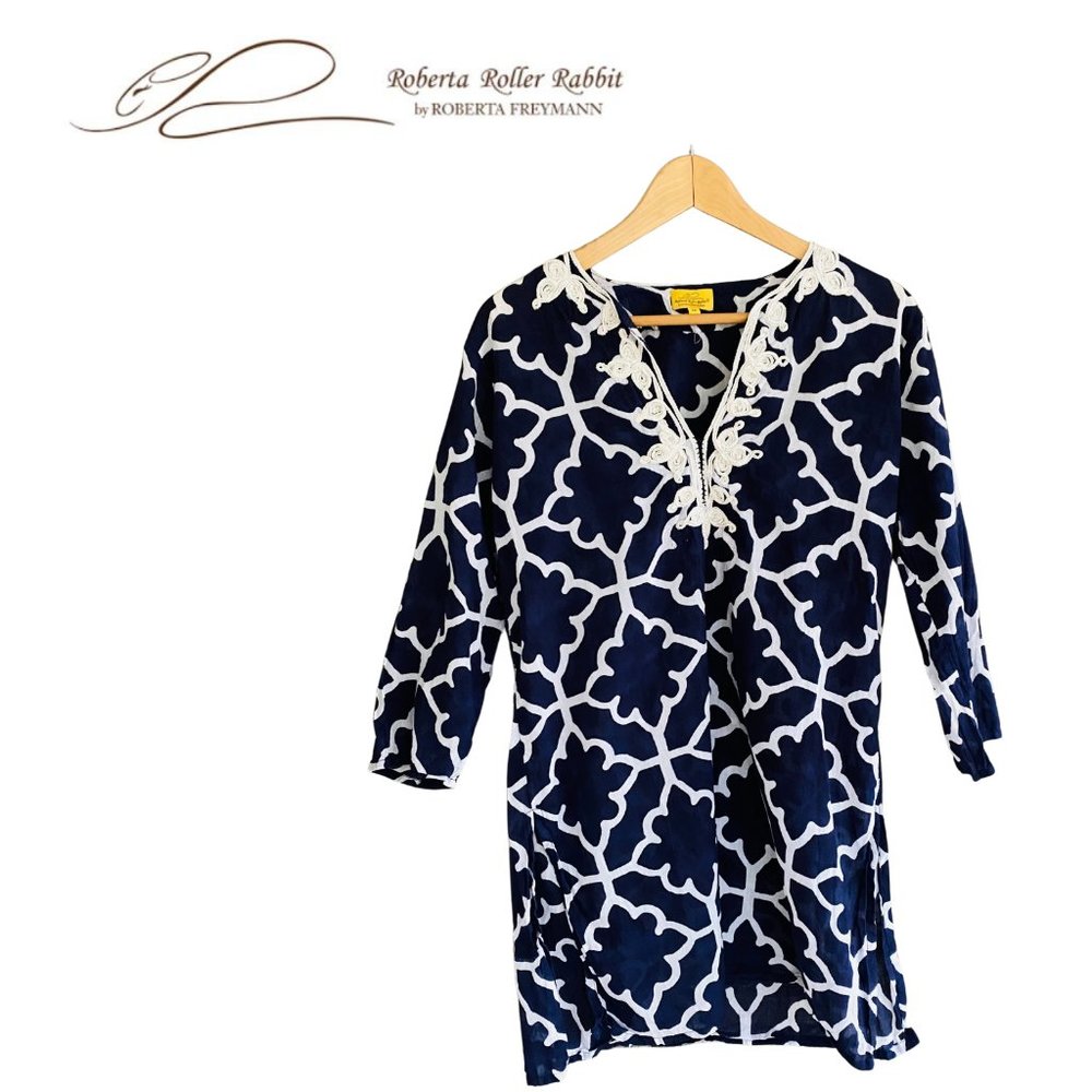 Roberta Roller Rabbit Embroidered Tunic Dress